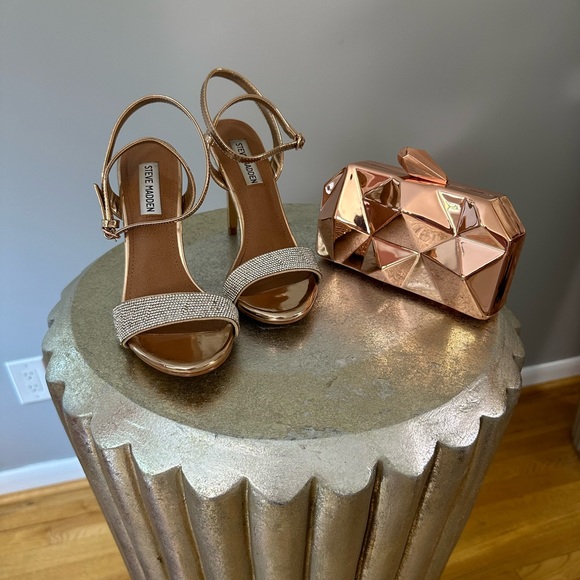 Hebeos - Dusty Rose Sheath/Column Ruched One-Shoulder Sleeveless Dress - Picture 8 of 12